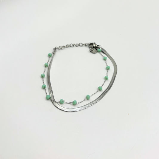 Snake color armband