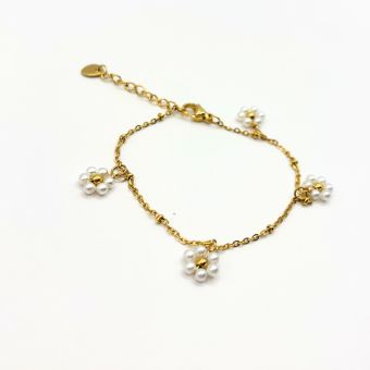 Flower armbandje