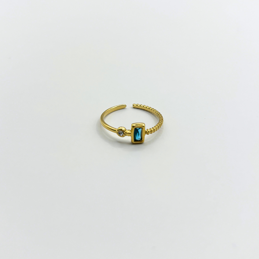 Ring met steentje