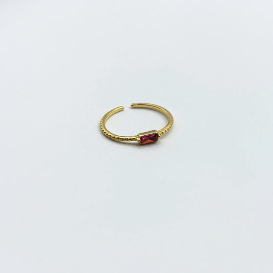 Ring met steentje