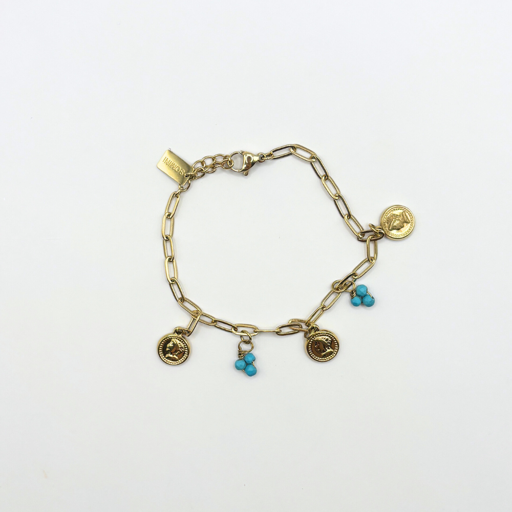 Schakelarmband met bedels
