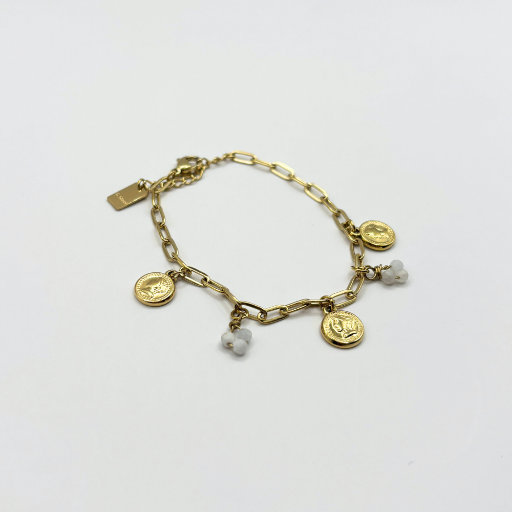 Schakelarmband met bedels