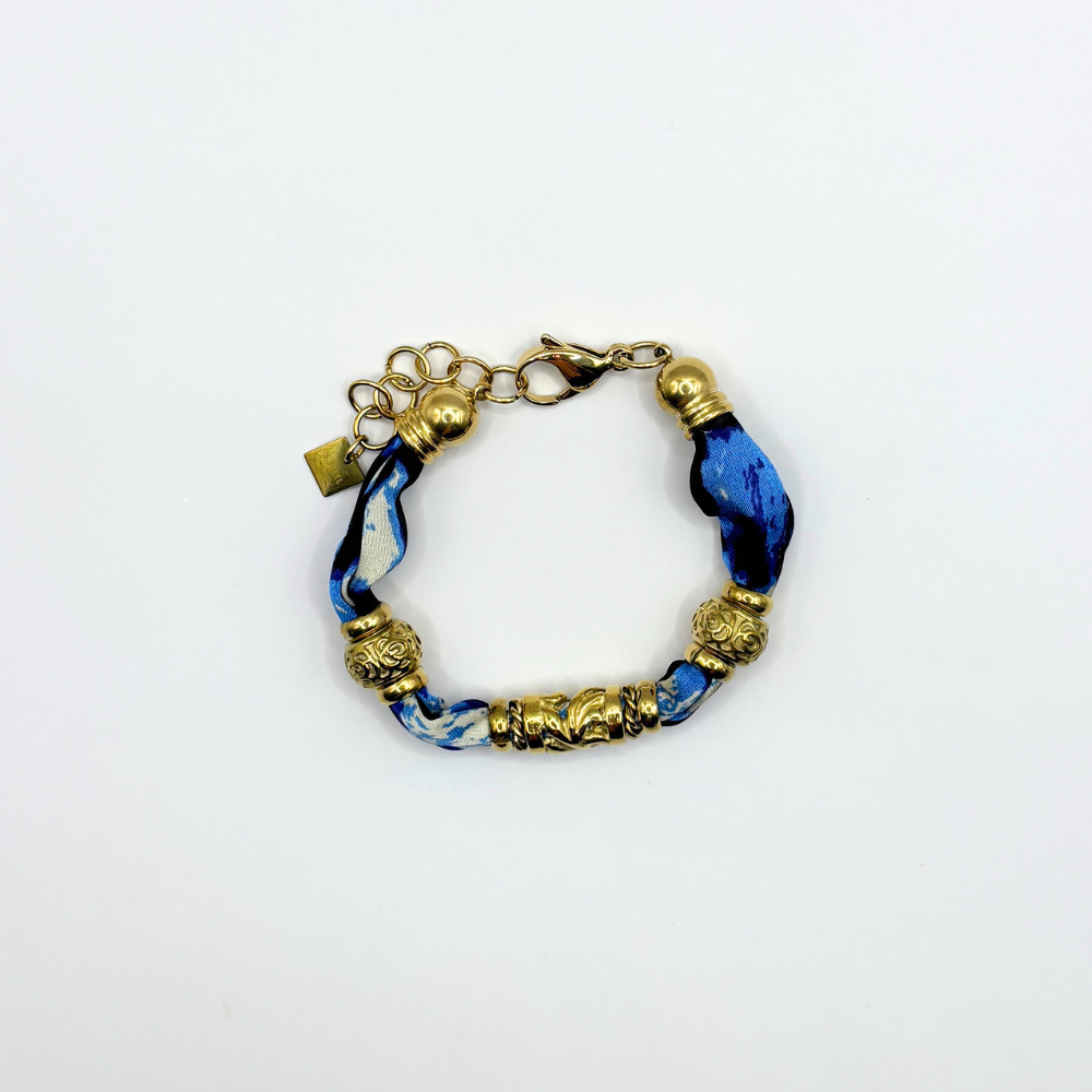 Gevlochten armbandje