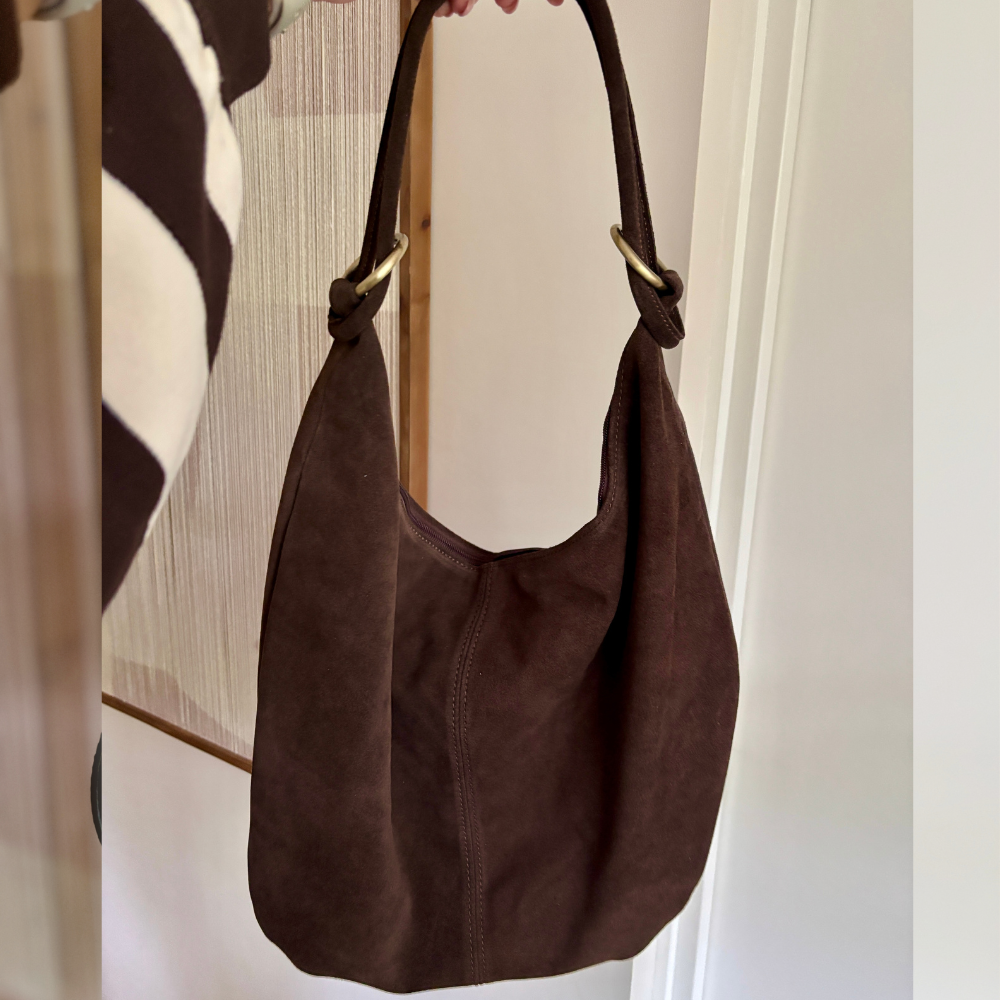 Suède schoudertas