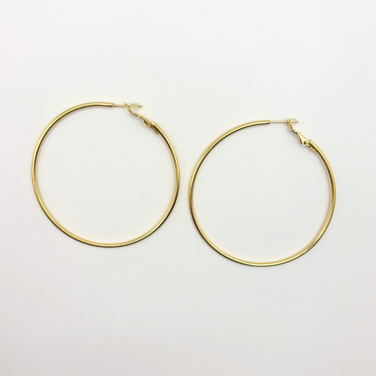 Classic hoops oorbellen
