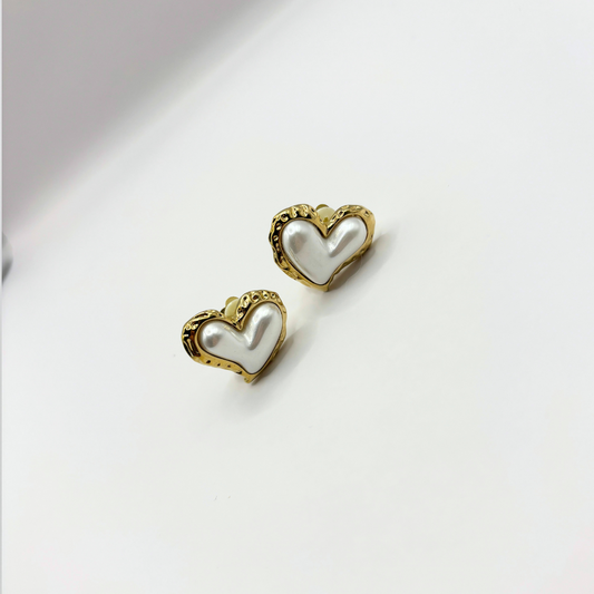 Hearts parel oorbellen
