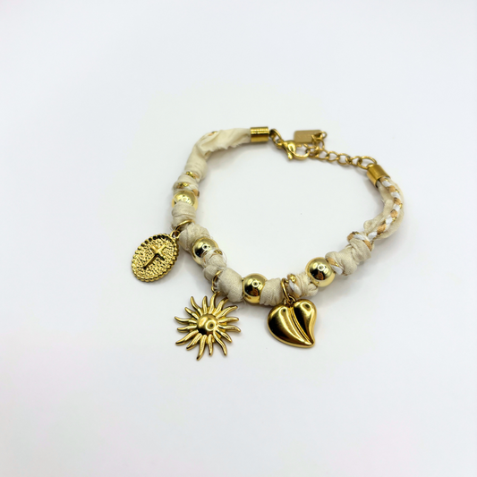 Gevlochten armband