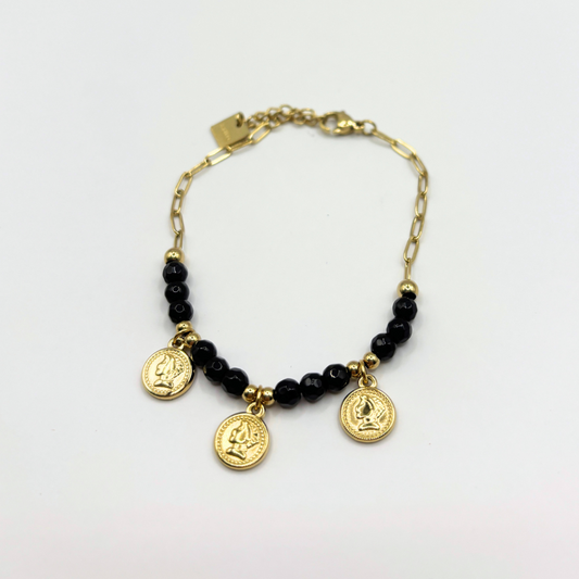 Schakelarmbandje met bedels